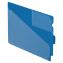 Colored Poly Out Guides with Center Tab, 1/3-Cut End Tab, Out, 8.5 x 11, Blue, 50/Box1