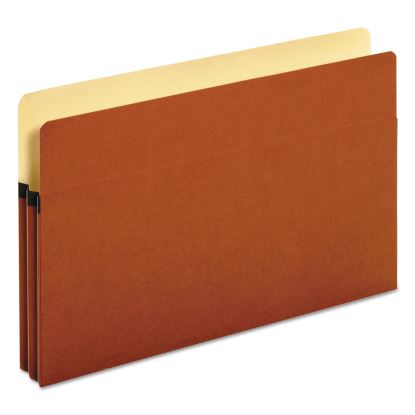 Standard Expanding File Pockets, 1.75" Expansion, Legal Size, Red Fiber, 25/Box1