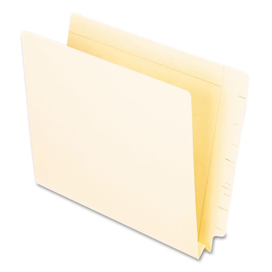 Manila End Tab Expansion Folders, Straight Tabs, Letter Size, 1.5" Expansion, Manila, 50/Box1