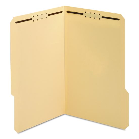 Top Tab Fastener Folder, 2 Fasteners, Legal Size, Manila Exterior, 50/Box1