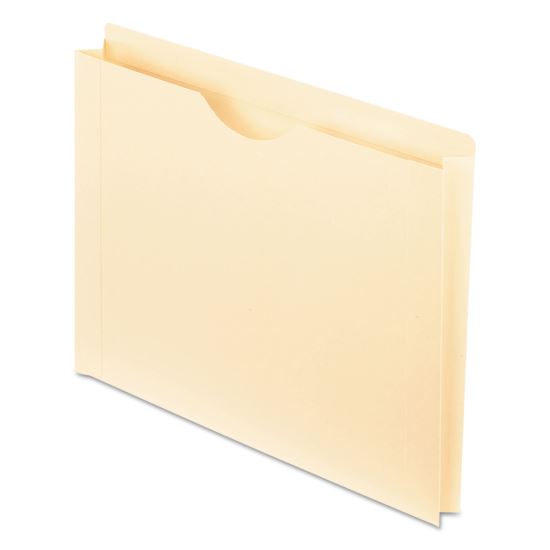 Manila Reinforced File Jackets, 2-Ply Straight Tab, Letter Size, Manila, 50/Box1