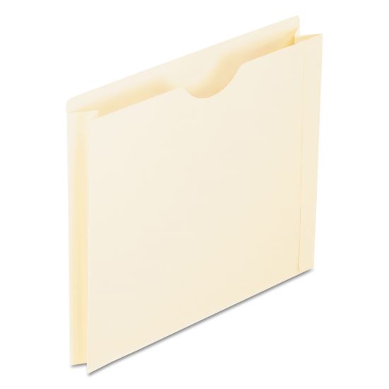 Manila Reinforced File Jackets, 2-Ply Straight Tab, Letter Size, Manila, 50/Box1