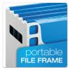 Desktop File With Hanging Folders, Letter Size, 6" Long, Granite2