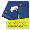Colored Reinforced Hanging Folders, Letter Size, 1/5-Cut Tabs, Navy, 25/Box2