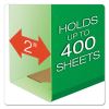 Extra Capacity Reinforced Hanging File Folders with Box Bottom, 2" Capacity, Letter Size, 1/5-Cut Tabs, Bright Green, 25/Box2