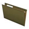 Reinforced Hanging File Folders with Printable Tab Inserts, Legal Size, 1/3-Cut Tabs, Standard Green, 25/Box1