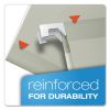 Colored Reinforced Hanging Folders, Legal Size, 1/5-Cut Tabs, Gray, 25/Box2