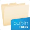 Ready-Tab Reinforced File Folders, 1/3-Cut Tabs: Assorted, Letter Size, Manila, 50/Pack2