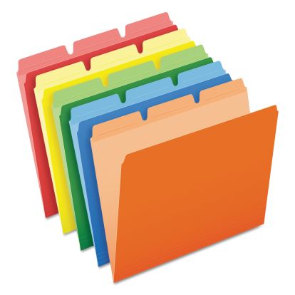 Ready-Tab Reinforced File Folders, 1/3-Cut Tabs: Assorted, Letter Size, Assorted Colors, 50/Pack1