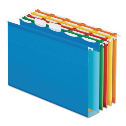 Ready-Tab Extra Capacity Reinforced Colored Hanging Folders, Letter Size, 1/5-Cut Tabs, Assorted Colors, 20/Box1