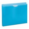 Glow Poly File Jacket, Straight Tab, Letter Size, Assorted Colors, 5/Pack2