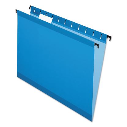 SureHook Hanging Folders, Letter Size, 1/5-Cut Tabs, Blue, 20/Box1