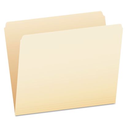 Manila File Folders, Straight Tabs, Letter Size, 0.75" Expansion, Manila, 100/Box1