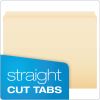 Manila File Folders, Straight Tabs, Letter Size, 0.75" Expansion, Manila, 100/Box2