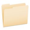 Manila File Folders, 1/3-Cut Tabs: Assorted, Letter Size, 0.75" Expansion, Manila, 100/Box1