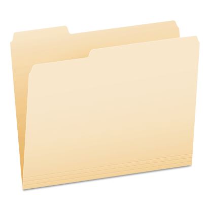 Manila File Folders, 1/3-Cut Tabs: Left Position, Letter Size, 0.75" Expansion, Manila, 100/Box1
