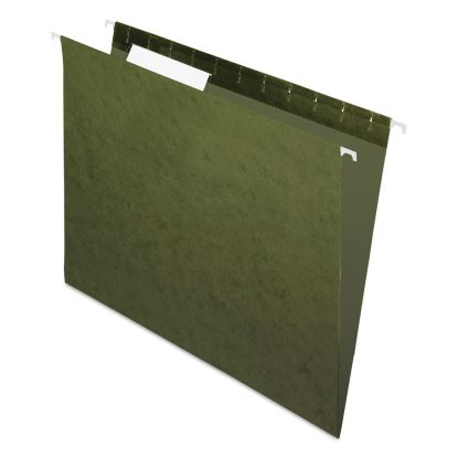 Standard Green Hanging Folders, Letter Size, 1/3-Cut Tabs, Standard Green, 25/Box1