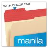 Color Tab File Folders, 1/3-Cut Tabs: Assorted, Letter Size, 0.75" Expansion, Manila, 50/Box2