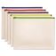 Poly Zip Envelope, Zipper Closure, 10 x 13, Assorted, 5/Pack1