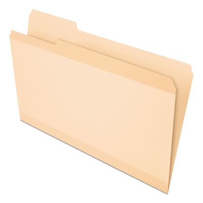Manila File Folders, 1/3-Cut Tabs: Left Position, Legal Size, 0.75" Expansion, Manila, 24/Pack1