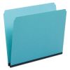 Pressboard Expanding File Folders, Straight Tabs, Letter Size, 1" Expansion, Blue, 25/Box2