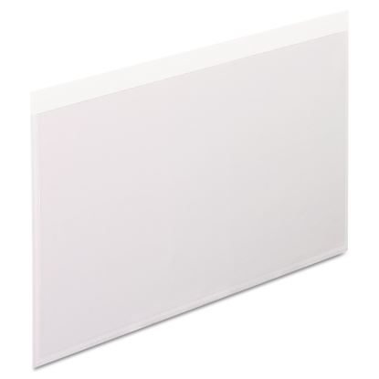 Self-Adhesive Pockets, 5 x 8, Clear Front/White Backing, 100/Box1