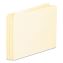 Blank Top Tab File Guides, 1/5-Cut Top Tab, Blank, 8.5 x 11, Manila, 100/Box1
