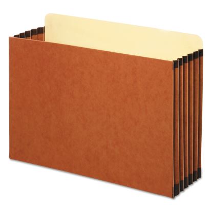 File Cabinet Pockets, 5.25" Expansion, Legal Size, Redrope, 10/Box1