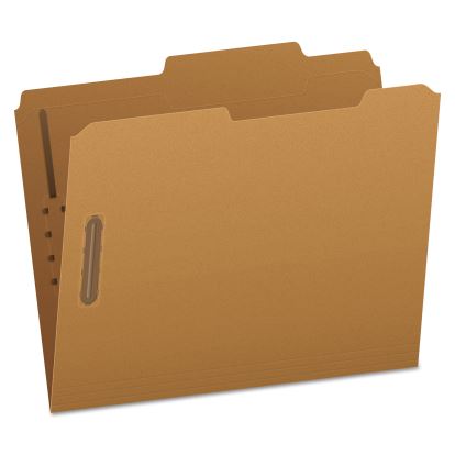 Kraft Fastener Folders, 2/5-Cut Tabs: Right of Center, 2 Fasteners, Letter Size, Kraft Exterior, 50/Box1