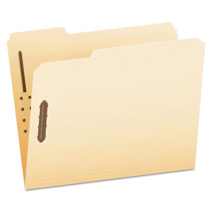 Manila Fastener Folders, 1/3-Cut Tabs: Assorted, 2 Fasteners, Letter Size, Manila Exterior, 50/Box1