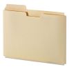 File Folder Pocket, 0.75" Expansion, Letter Size, Manila, 10/Pack1