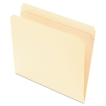 Reinforced Top File Folders, Straight Tabs, Letter Size, Manila, 100/Box1