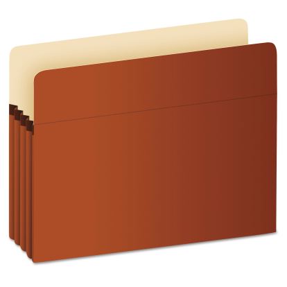 Pocket File, 3.5" Expansion, Legal Size, Red Fiber1