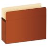 Pocket File, 5.25" Expansion, Legal Size, Red Fiber1