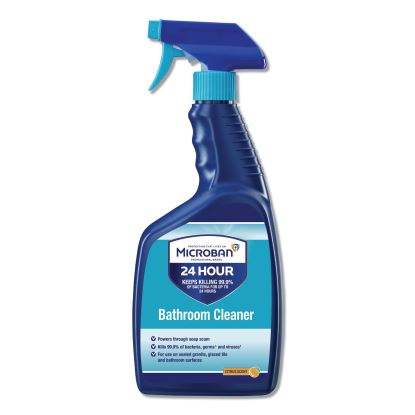 24-Hour Disinfectant Bathroom Cleaner, Citrus, 32 oz Spray Bottle1