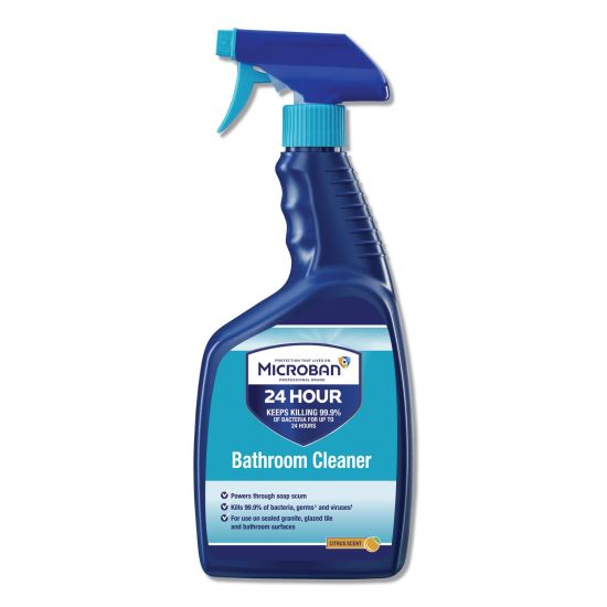 24-Hour Disinfectant Bathroom Cleaner, Citrus, 32 oz Spray Bottle, 6/Carton1