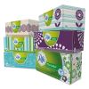 Plus Lotion Facial Tissue, 2-Ply, White, 124 Sheets/Box, 6 Boxes/Pack, 4 Packs/Carton2