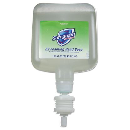 Antibacterial Foam Hand Soap, E-2 Formula, Unscented, 1,200 ml Refill, 4/Carton1