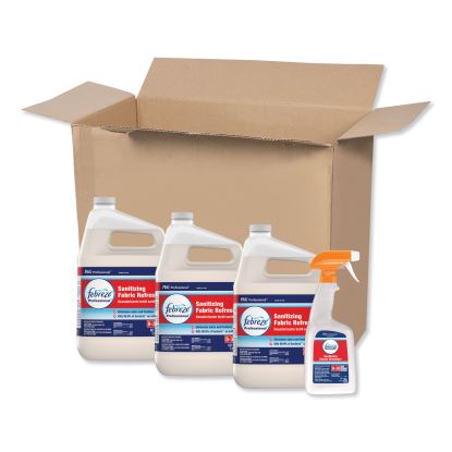 Professional Sanitizing Fabric Refresher, Light Scent, 1 gal Bottle, Ready to Use, 3/Carton1