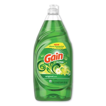 Dishwashing Liquid, Gain Original, 38 oz Bottle, 8/Carton1