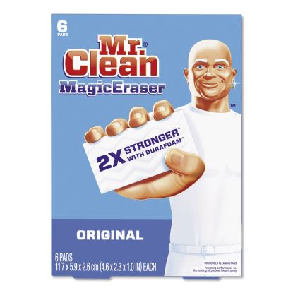 Magic Eraser, 2.3 x 4.6, 1" Thick, White, 6/Pack1