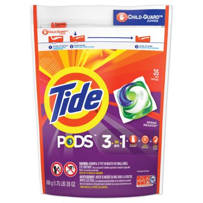Pods, Laundry Detergent, Spring Meadow, 35/Pack1