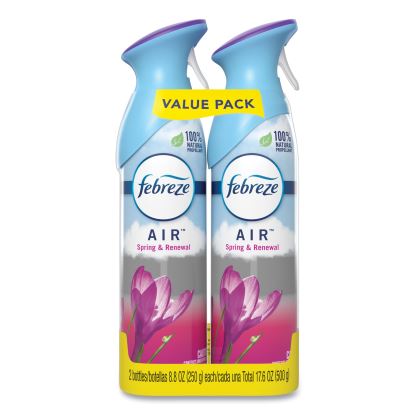 AIR, Spring and Renewal, 8.8 oz Aerosol Spray, 2/Pack, 6 Pack/Carton1