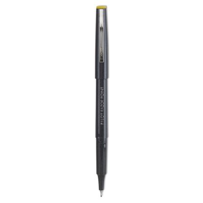Razor Point Fine Line Porous Point Pen, Stick, Extra-Fine 0.3 mm, Black Ink, Black Barrel, Dozen1
