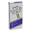 Razor Point II Super Fine Line Porous Point Pen, Stick, Extra-Fine 0.2 mm, Blue Ink, Blue Barrel, Dozen2