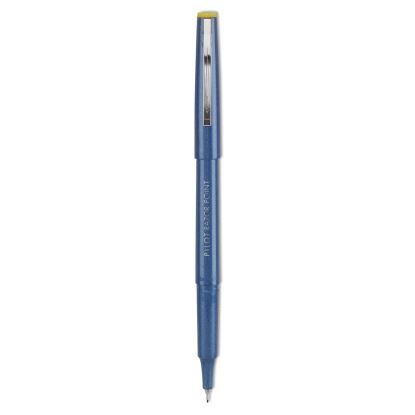 Razor Point Fine Line Porous Point Pen, Stick, Extra-Fine 0.3 mm, Blue Ink, Blue Barrel, Dozen1