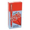 Razor Point Fine Line Porous Point Pen, Stick, Extra-Fine 0.3 mm, Red Ink, Red Barrel, Dozen2