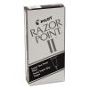 Razor Point II Super Fine Line Porous Point Pen, Stick, Extra-Fine 0.2 mm, Black Ink, Black Barrel, Dozen2