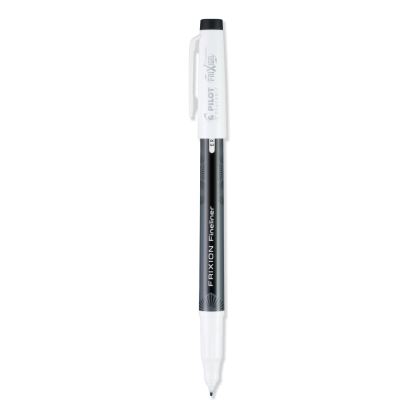 FriXion Fineliner Erasable Porous Point Pen, Stick, Fine 0.6 mm, Black Ink, Black Barrel, Dozen1