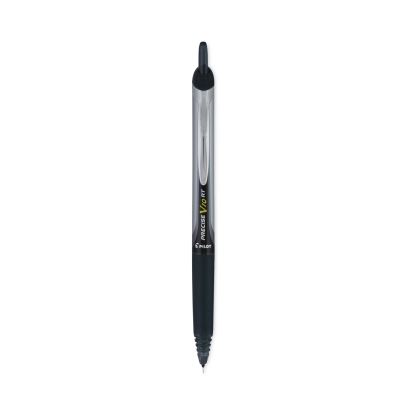 Precise V10RT Roller Ball Pen, Retractable, Bold 1 mm, Black Ink, Black Barrel, Dozen1